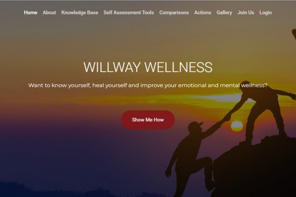 Willway Wellness health and wellbeing website 1